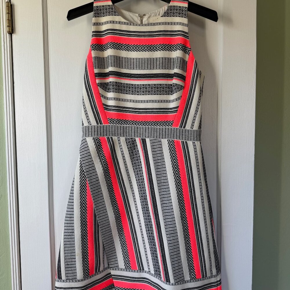 Kate Spade Flights of Fancy Ribbon Jacquard Dress Size 6